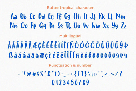 Butter Tropical - Handwritten Font Duo Font Allouse.Studio 