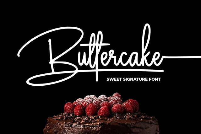 Buttercake Font Abo Daniel Studio 