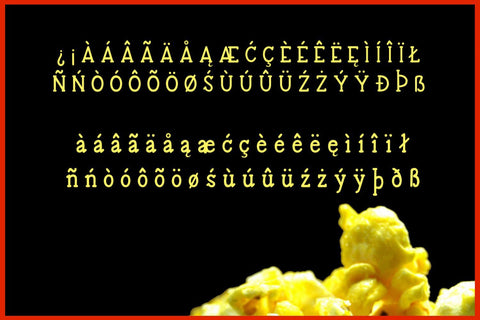 Buttered Popcorn - A handwritten serif font Font Stacy's Digital Designs 