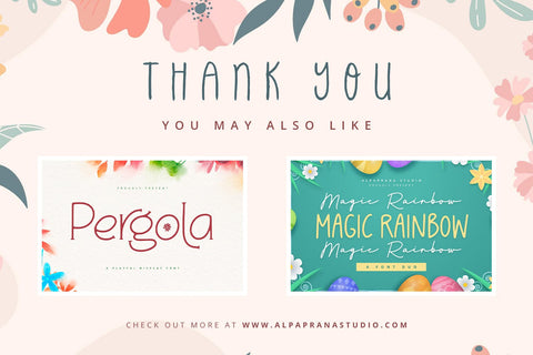 Butterflies - Handwritten Font Font Alpaprana Studio 