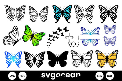 Butterflies Svg Bundle SVG SvgOcean 