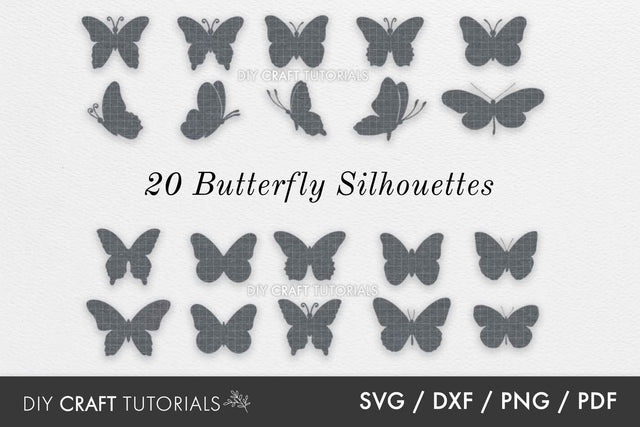 Butterflies SVG SVG DIY Craft Tutorials 