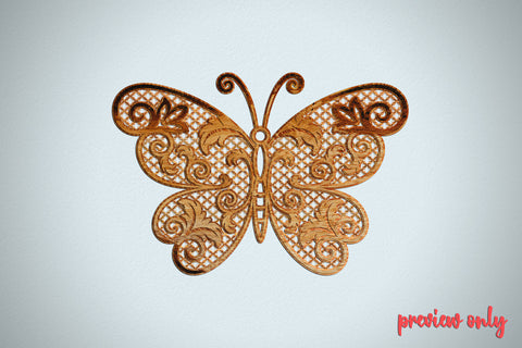 Butterfly - 3D Layered SVG Cut Files v2 SVG Slim Studio 