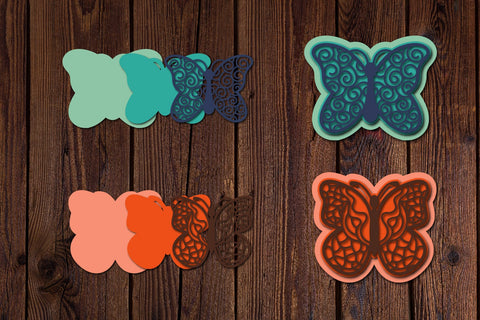 butterfly 3d svg cut file SVG dadan_pm 