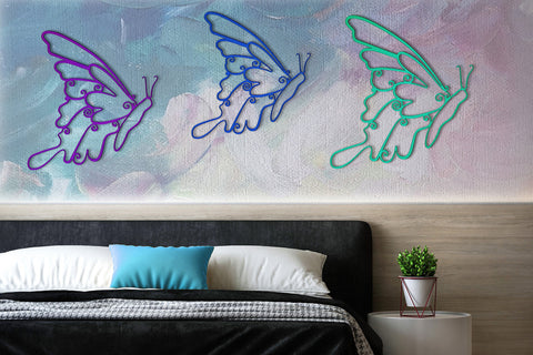 Butterfly and Daisies cut files SVG Angel on Empire 