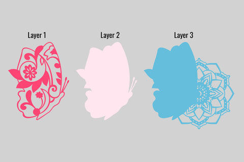 Butterfly and Mandala SVG cut files SVG Angel on Empire 