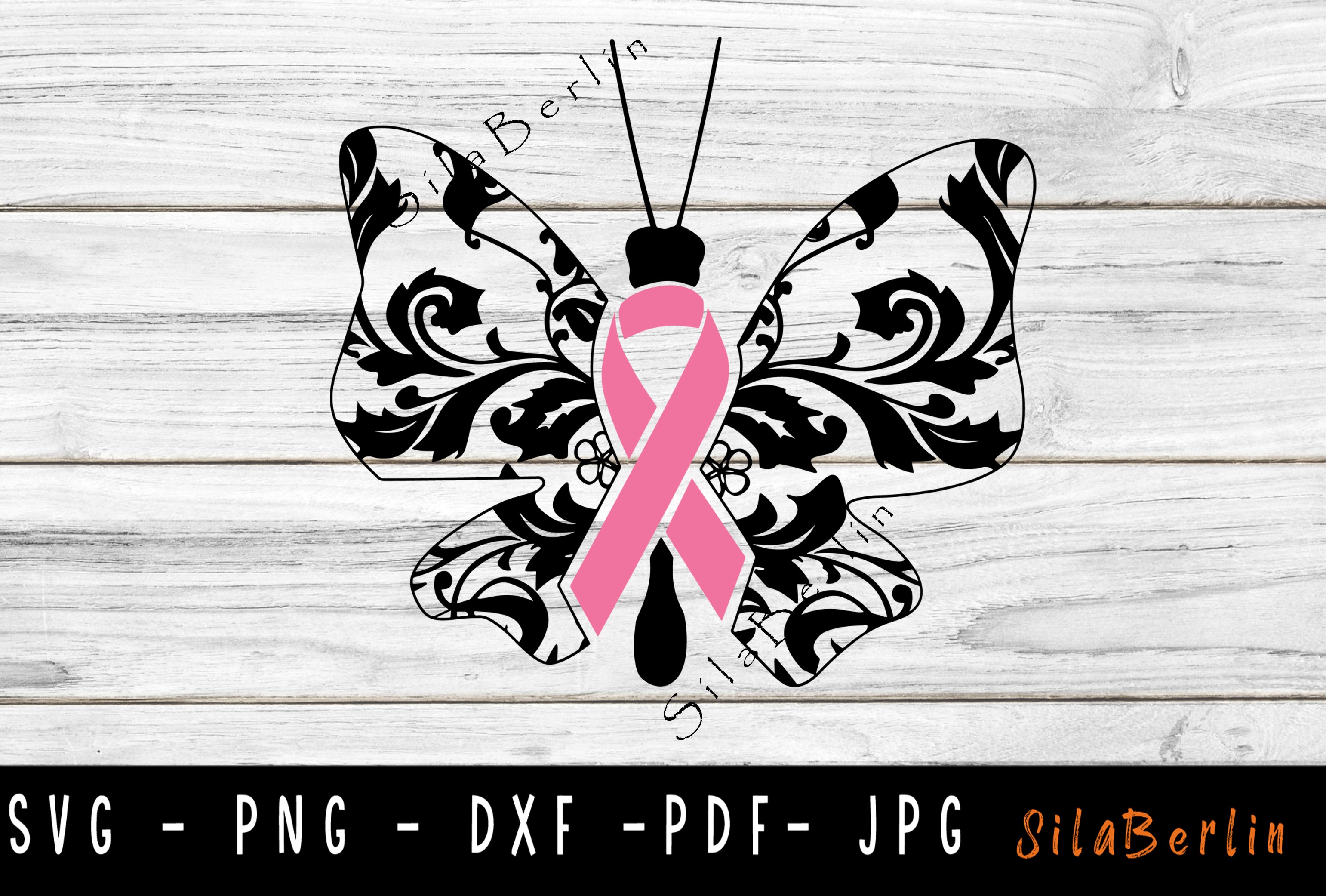 Pink Ribbon Butterfly Design Pink Ribbon Butterfly Images