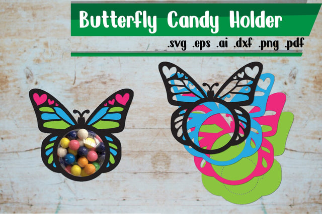 Butterfly Candy Holders 3D Paper zafrans studio 