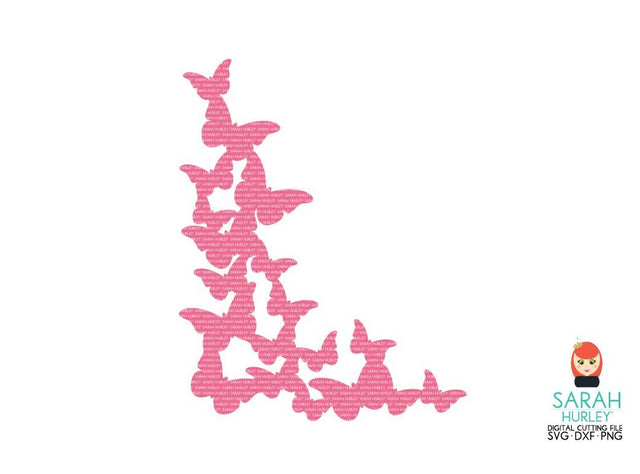 Butterfly Corner SVG Sarah Hurley 