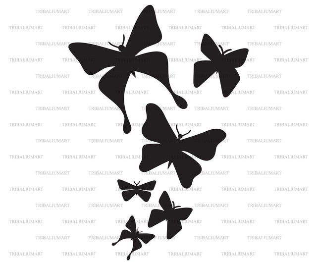 Butterfly design SVG TribaliumArtSF 