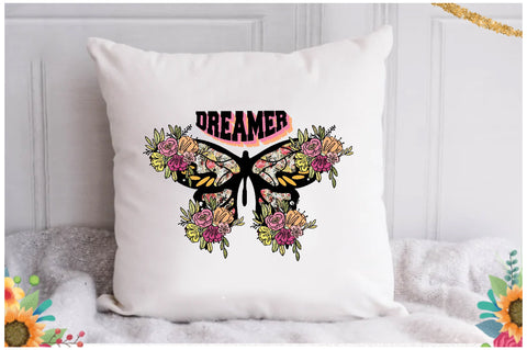 Butterfly Dreamer Retro Sublimation Sublimation Jagonath Roy 