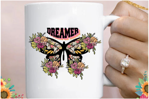 Butterfly Dreamer Retro Sublimation Sublimation Jagonath Roy 