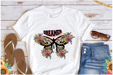 Butterfly Dreamer Retro Sublimation Sublimation Jagonath Roy 
