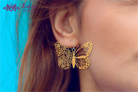 Butterfly earring, Earring svg, Geometric earrings, Faux leather earrings, Teardrop earrings svg, Earrings bundle, Jewelry svg, Cricut earrings, Earrings template, Jewelry svg. Png, Jpg, Dxf, Eps Svg, Cut File for Cricut and Silhouette. SVG KatineDesign 