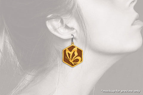 Butterfly Earrings - Cut Files SVG SVG Slim Studio 
