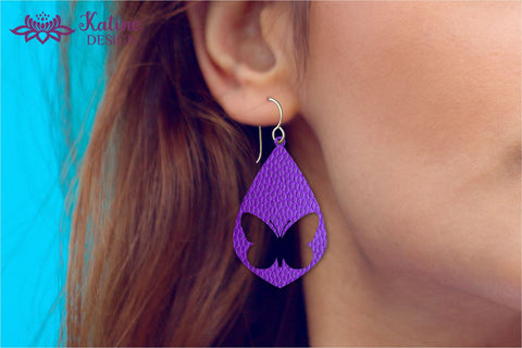 Butterfly earrings svg, Earring svg, Geometric earrings, Faux leather earrings, Teardrop earrings svg, Earrings bundle, Jewelry svg, Cricut earrings, Earrings template, Jewelry svg. Png, Jpg, Dxf, Eps Svg, Cut File for Cricut and Silhouette. SVG KatineDesign 