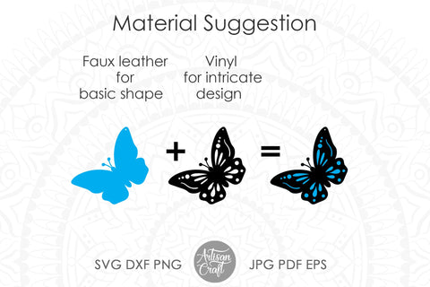 Butterfly Earrings SVG for laser cutting SVG Artisan Craft SVG 