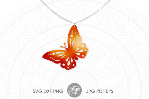 Butterfly Earrings SVG for laser cutting SVG Artisan Craft SVG 