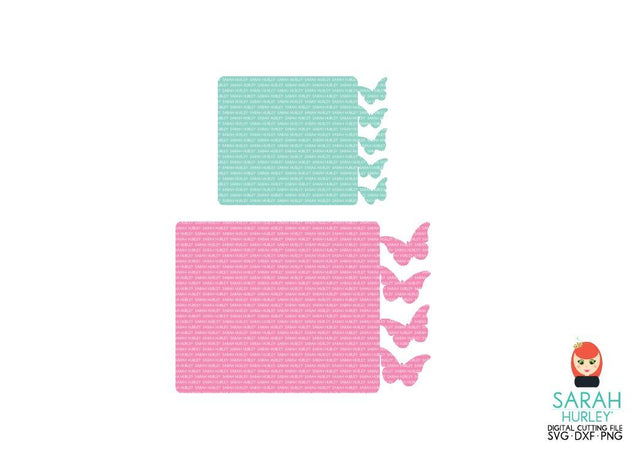 Butterfly Edge Journaling Cards SVG Sarah Hurley 