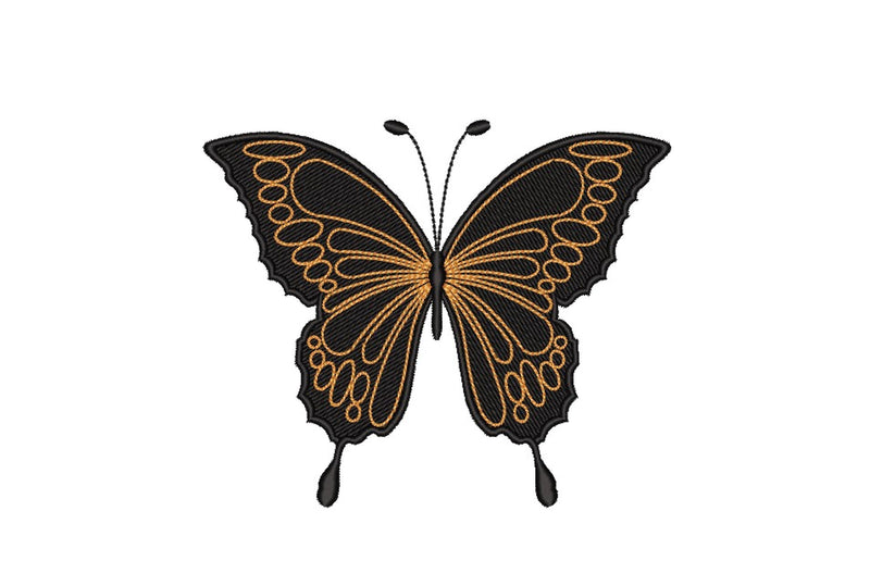 Butterfly Embroidery Design, 3 sizes Embroidery/Applique DESIGNS Nino Nadaraia 