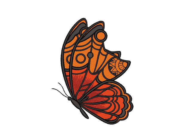 Butterfly Embroidery Design, Insect Embroidery File, 4 sizes Embroidery/Applique DESIGNS Nino Nadaraia 
