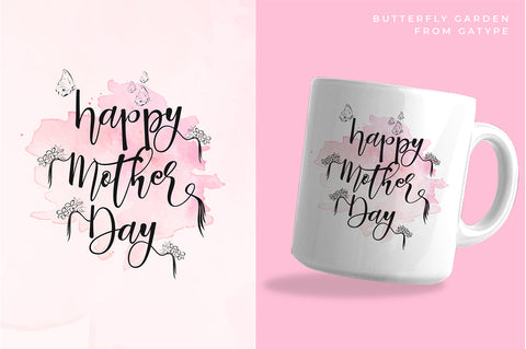 Butterfly Garden Font gatype 