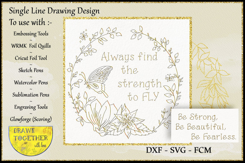 Butterfly Haven - Single line Sketch Sketch DESIGN DrawnTogether with love 