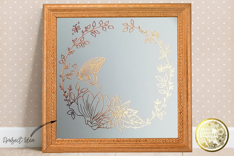 Butterfly Haven - Single line Sketch Sketch DESIGN DrawnTogether with love 