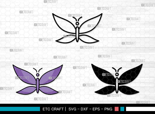 Butterfly Icons Color, Butterfly Svg, Garden Insect Svg, Butterflie, Spring Butterfly, Butterfly Bundle, Icon Bundle, Svg Cut File, Dxf, Eps, Png, SVG ETC Craft 