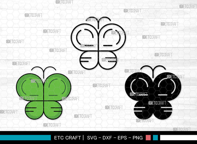 Butterfly Icons Color, Butterfly Svg, Garden Insect Svg, Butterflie, Spring Butterfly, Butterfly Bundle, Icon Bundle, Svg Cut File, Dxf, Eps, Png, SVG ETC Craft 