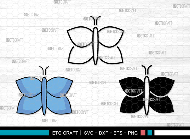 Butterfly Icons Color, Butterfly Svg, Garden Insect Svg, Butterflie, Spring Butterfly, Butterfly Bundle, Icon Bundle, Svg Cut File, Dxf, Eps, Png, SVG ETC Craft 