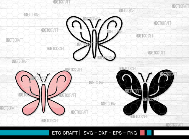 Butterfly Icons Color, Butterfly Svg, Garden Insect Svg, Butterflie, Spring Butterfly, Butterfly Bundle, Icon Bundle, Svg Cut File, Dxf, Eps, Png, SVG ETC Craft 
