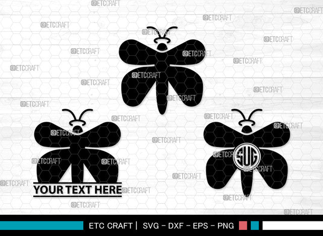 Butterfly Icons Monogram, Butterfly Svg, Garden Insect Svg, Butterflie, Spring Butterfly, Butterfly Monogram, Icon Monogram, Svg Cut File, Dxf, Eps, Png, SVG ETC Craft 