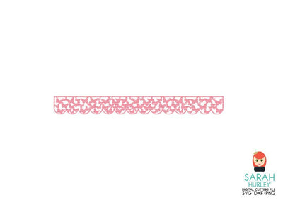 Butterfly Lace Border SVG Sarah Hurley 