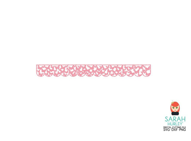 Butterfly Lace Border SVG Sarah Hurley 