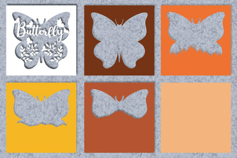 Butterfly Layered papercut 3D Paper zafrans studio 