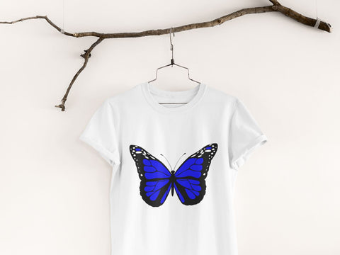 Butterfly Layered SVG Blue SVG CreativeStudioTM 