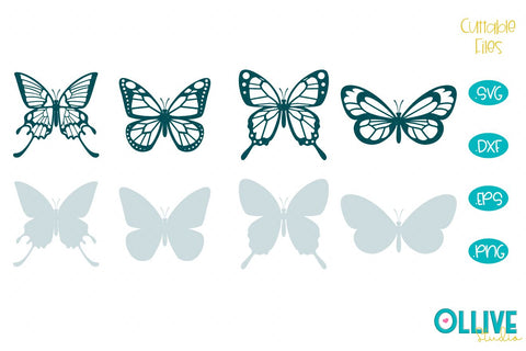 Butterfly Layered SVG Bundle SVG Ollive Studio 
