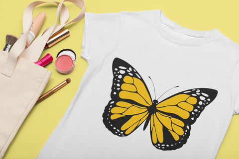 Butterfly Layered SVG Orange SVG CreativeStudioTM 