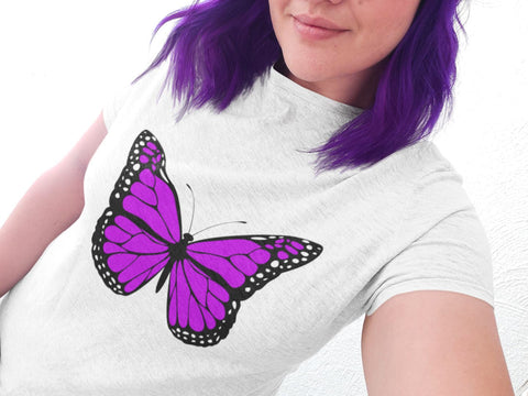 Butterfly Layered SVG Violet SVG CreativeStudioTM 
