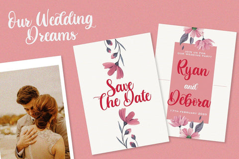 Butterfly - Lovely Calligraphy Font Font StringLabs 