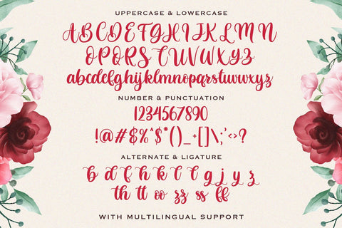 Butterfly - Lovely Calligraphy Font Font StringLabs 