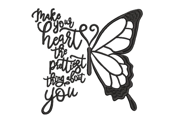 Butterfly machine embroidery design, 5 sizes. SVG ArtEMByNatalia 