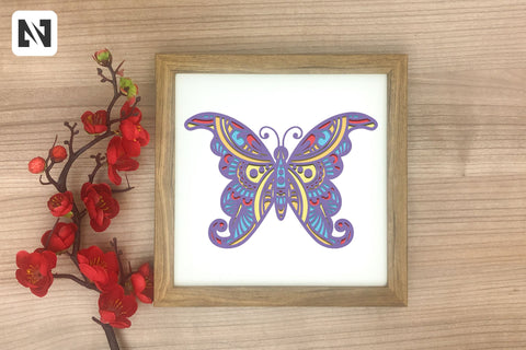Butterfly Mandala Svg Bundle, 3D Butterfly Mandala Svg SVG Pinoyart Kreatib 