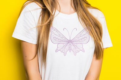 Butterfly Mandala SVG Glitter Butterfly Sublimation Butterfly Zentangle SVG dapiyupi store 
