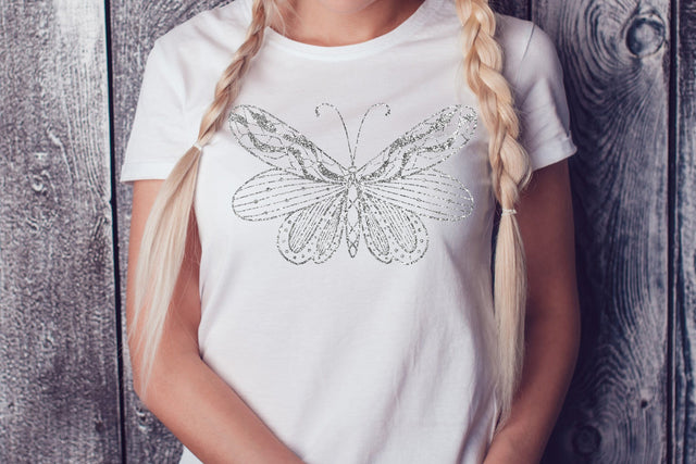 Butterfly Mandala SVG Glitter Butterfly Sublimation Butterfly Zentangle SVG dapiyupi store 