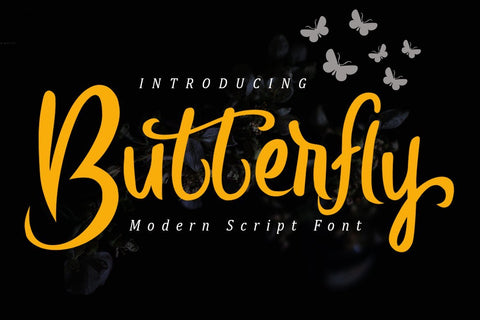 Butterfly Modern Script Font Skiiller_Std 