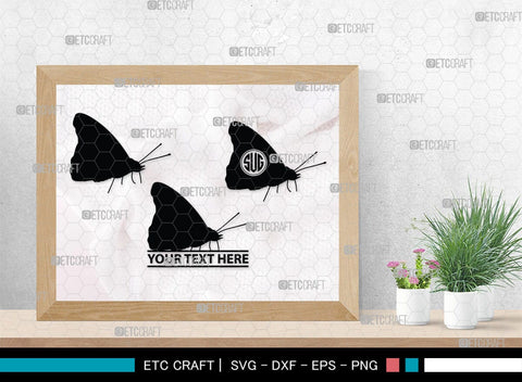 Butterfly Monogram, Butterfly Silhouette, Butterfly SVG, Bloodworm Svg, Dragonfly Svg, Butterfly Wings Svg, SB00233 SVG ETC Craft 