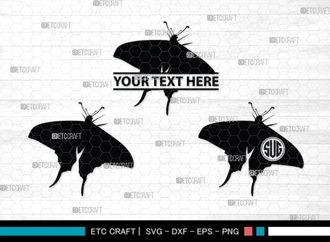 Butterfly Monogram, Butterfly Silhouette, Butterfly SVG, Bloodworm Svg, Dragonfly Svg, Butterfly Wings Svg, SB00233 SVG ETC Craft 