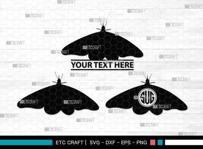 Butterfly Monogram, Butterfly Silhouette, Butterfly SVG, Bloodworm Svg, Dragonfly Svg, Butterfly Wings Svg, SB00233 SVG ETC Craft 